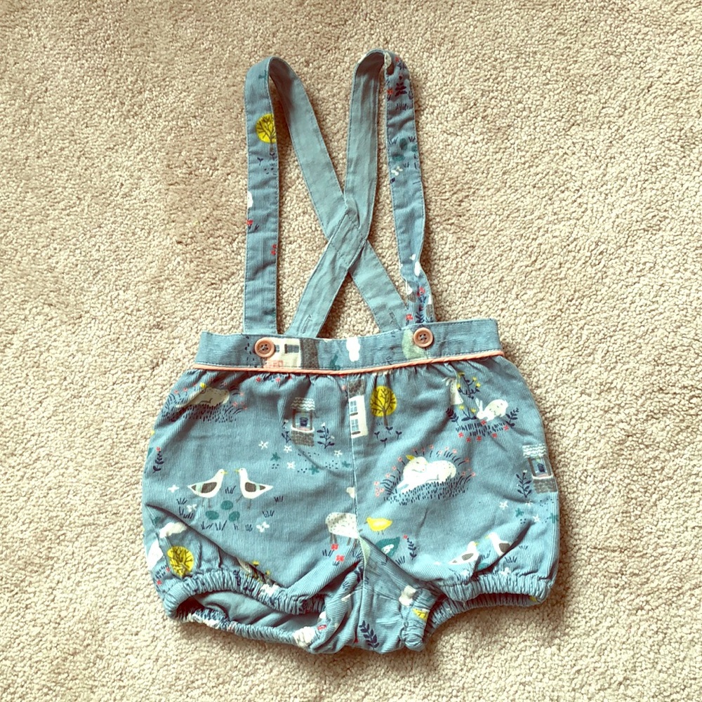 Baby Boden 2-3 years Blue Corduroy Bloomers